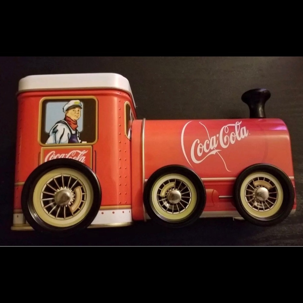Classic Coca Cola Tin Train!